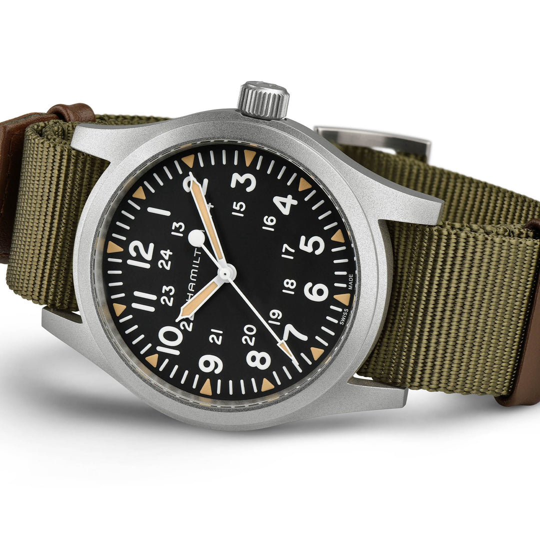 HAMILTON H69529933 Khaki Field Karóra