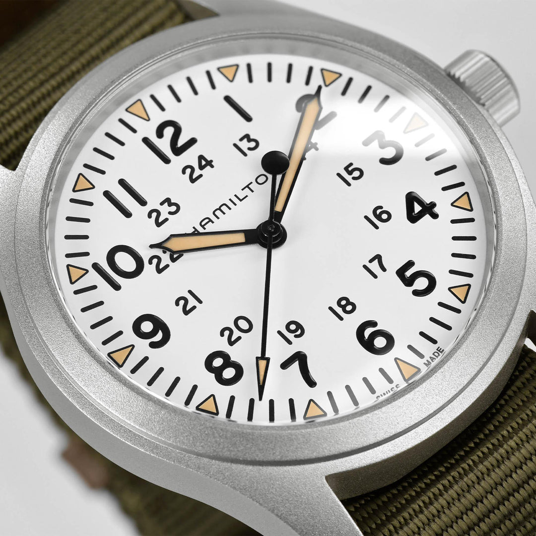 HAMILTON H69529913 Khaki Field Karóra