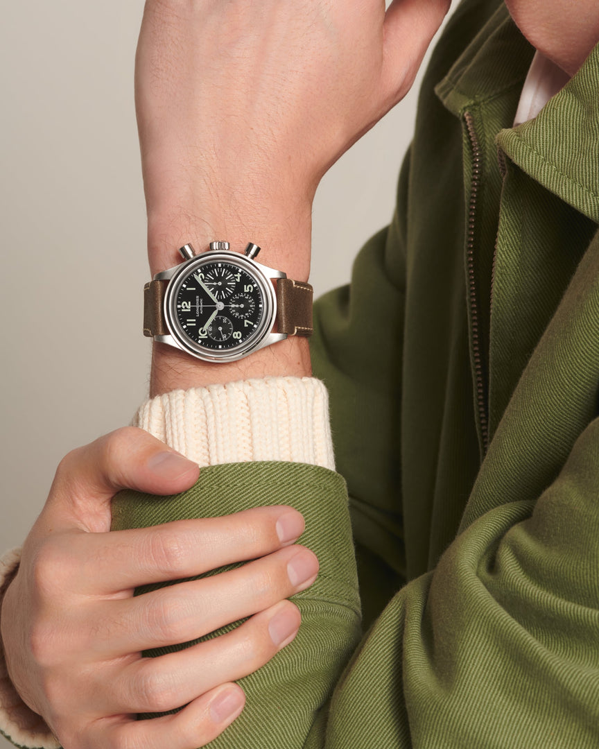 LONGINES L28164532 Avigation BigEye Karóra