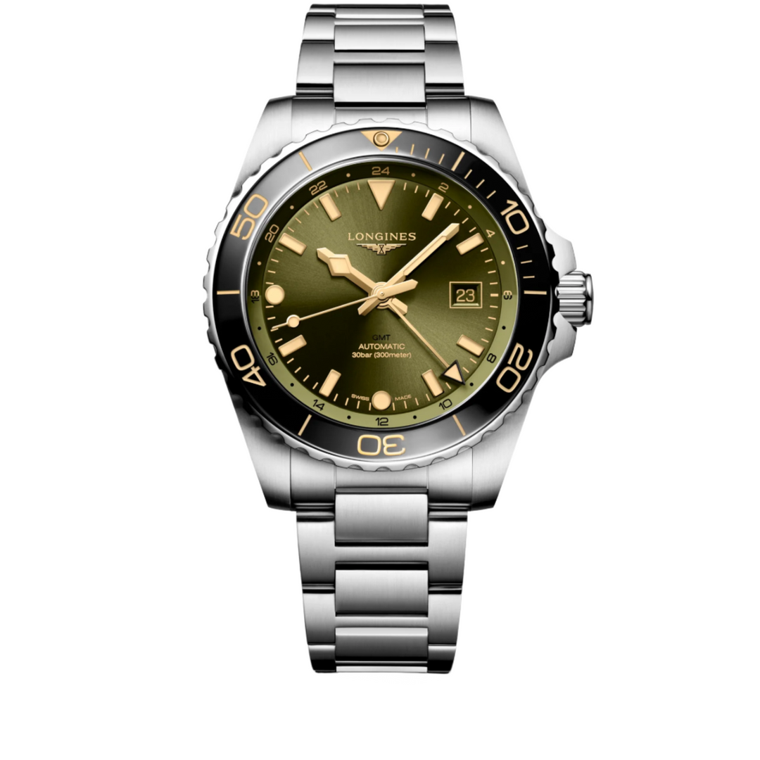 LONGINES L38904066 HydroConquest GMT Karóra
