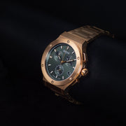 Luxury watch (166.90.131.17): watch face angled view right zoomed out