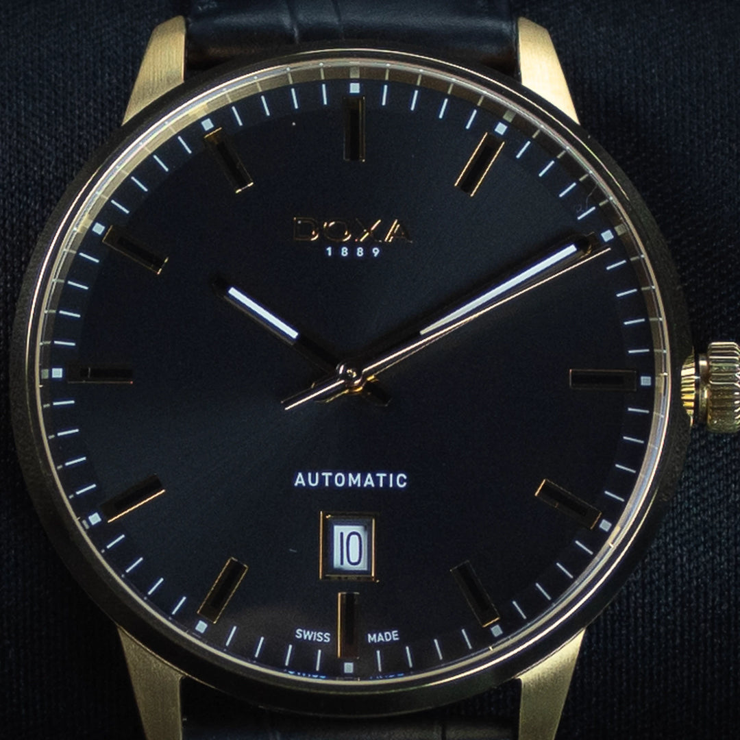 Luxury watch (195.50.101.01): watch face