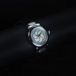 Load image into Gallery viewer, Luxury watch (462.15.221.02): watch face angled view left zoomed out

