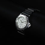 Load image into Gallery viewer, Luxury watch (550.10.014.10WS): watch face angled view right zoomed out
