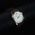 Load image into Gallery viewer, Luxury watch (625.90.022.02): watch face angled view left zoomed out
