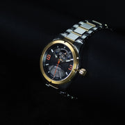 Luxury watch (D109TOW): watch face angled view right zoomed out