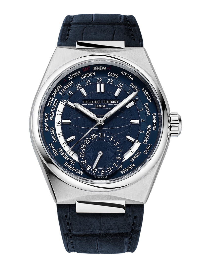 FREDERIQUE CONSTANT FC-718N4NH6B Highlife Worldtimer Manufacture Karóra