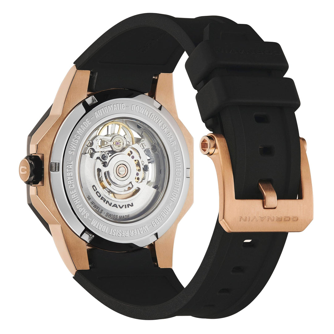 CORNAVIN SK.03.R Downtown Skeleton Automatic Watch