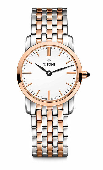 TITONI TQ 42918 SRG-583 Slenderline Karóra – Image 1