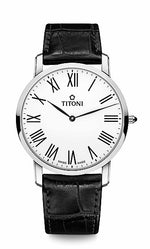 Kép betöltése a Galériamegjelenítőbe, TITONI TQ 52918 S-ST-584 Slenderline Karóra – Image 1
