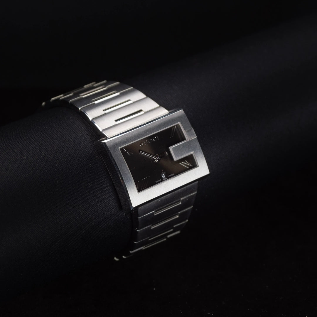 Luxury watch (YA100315): watch face angled view left zoomed out