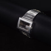 Luxury watch (YA100315): watch face angled view right zoomed out