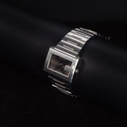 Luxury watch (YA100505): watch face angled view right zoomed out