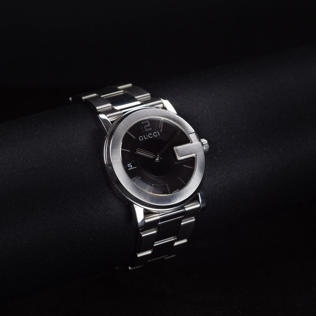Luxury watch (YA101405): watch face angled view left zoomed out