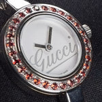 Kép betöltése a Galériamegjelenítőbe, Luxury watch (YA105534): watch face angled view left
