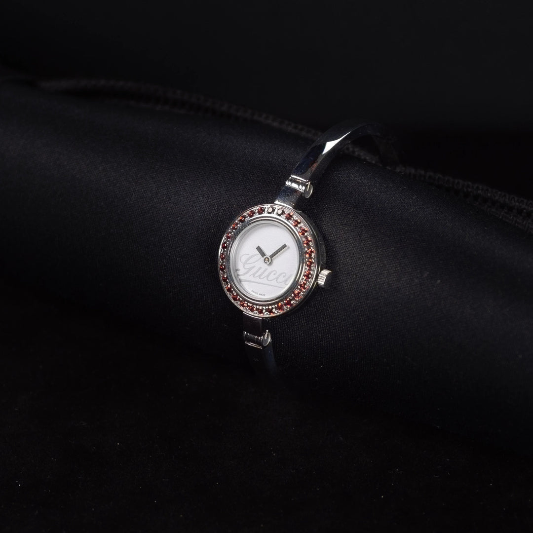 Luxury watch (YA105534): watch face angled view right zoomed out