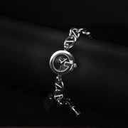 Luxury watch (YA107503): watch face angled view right zoomed out