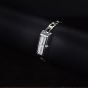 Luxury watch (YA110506): watch face angled view right zoomed out