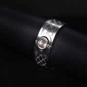 Luxury watch (YA112501): watch face angled view right zoomed out