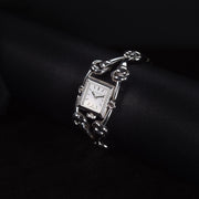 Luxury watch (YA116505): watch face angled view right zoomed out