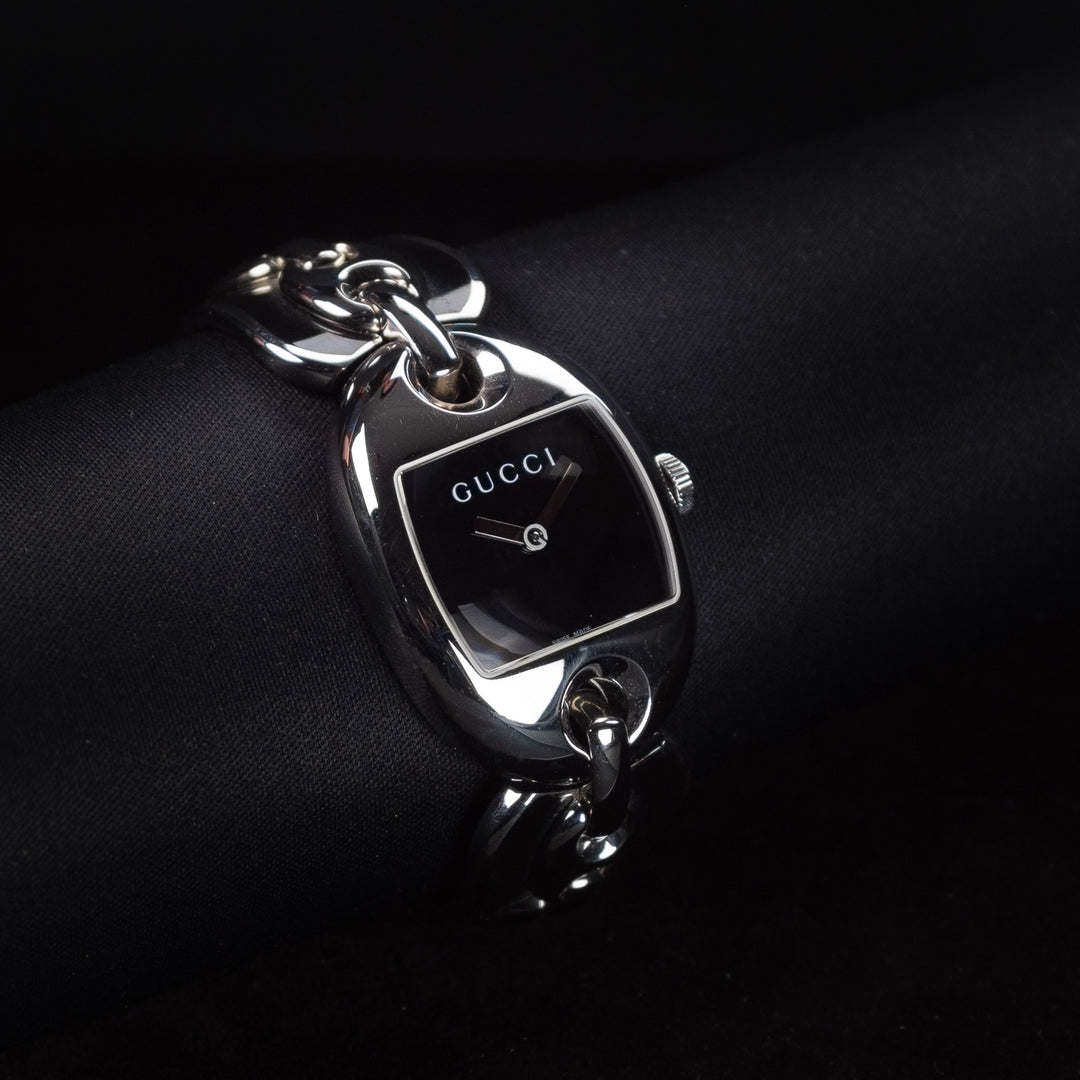 Luxury watch (YA121301): watch face angled view left zoomed out