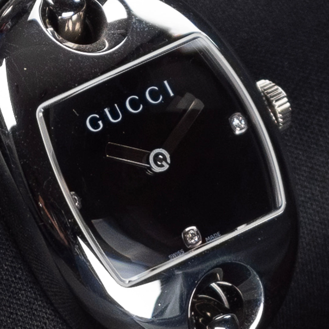 Luxury watch (YA121303): watch face angled view left