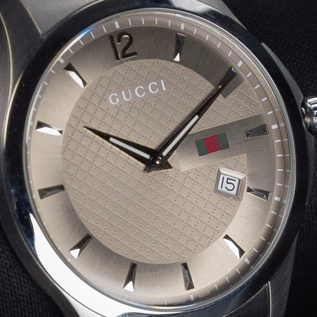 Luxury watch (YA126310): watch face angled view left
