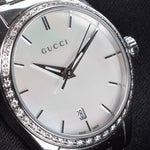 Kép betöltése a Galériamegjelenítőbe, Luxury watch (YA126442): watch face angled view left

