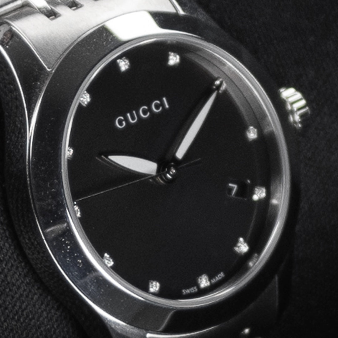 Luxury watch (YA126505): watch face angled view left