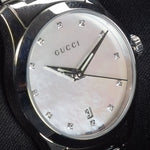Kép betöltése a Galériamegjelenítőbe, Luxury watch (YA126542): watch face angled view left

