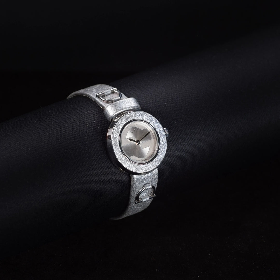 Luxury watch (YA129507): watch face angled view left zoomed out