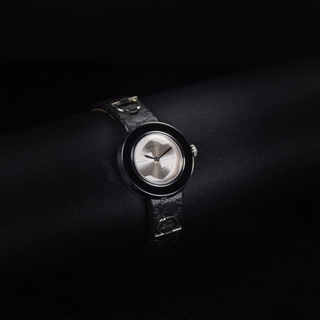 Luxury watch (YA129508): watch face angled view left zoomed out