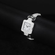 Luxury watch (YA130404): watch face angled view right zoomed out