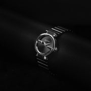 Luxury watch (YA133502): watch face angled view right zoomed out