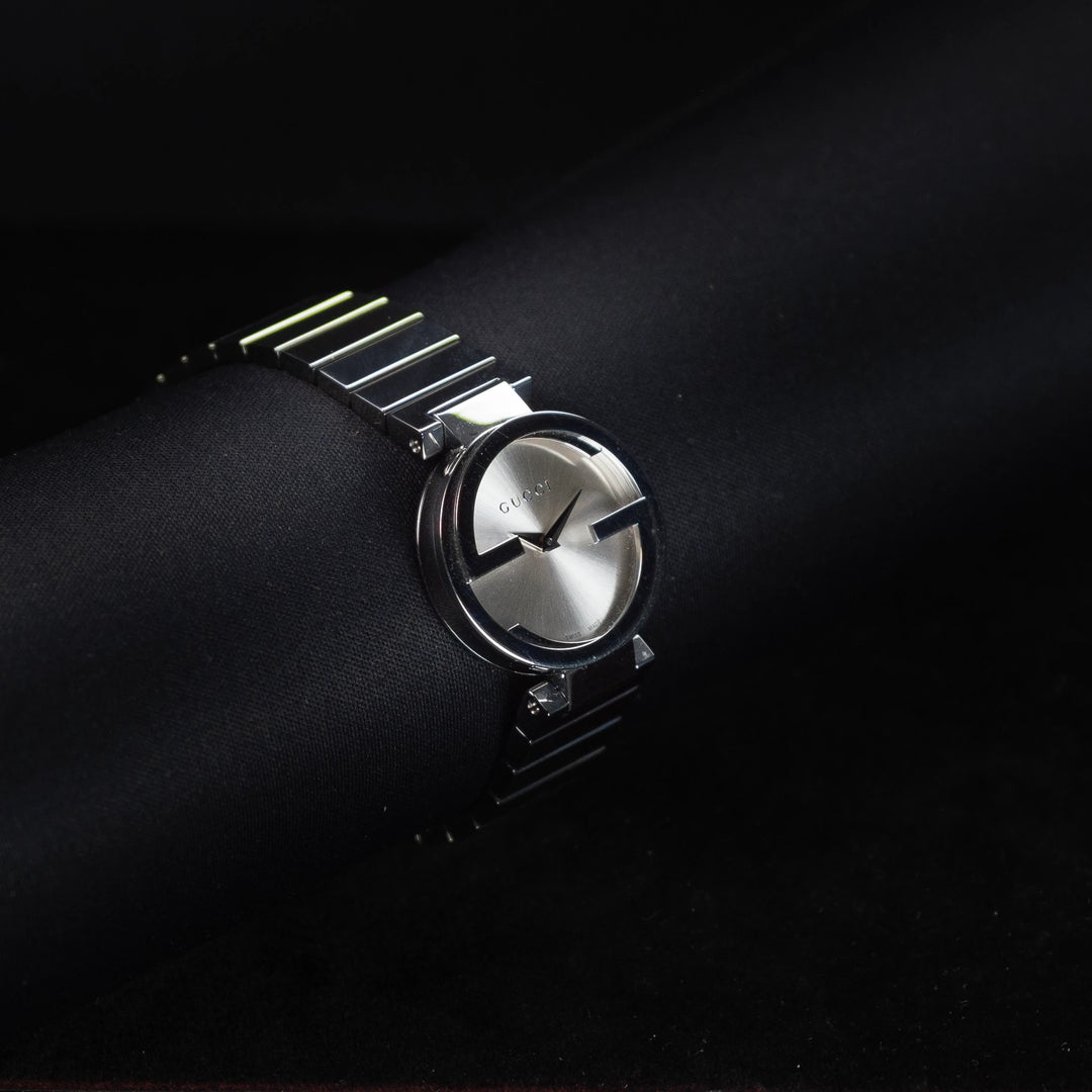 Luxury watch (YA133503): watch face angled view left zoomed out