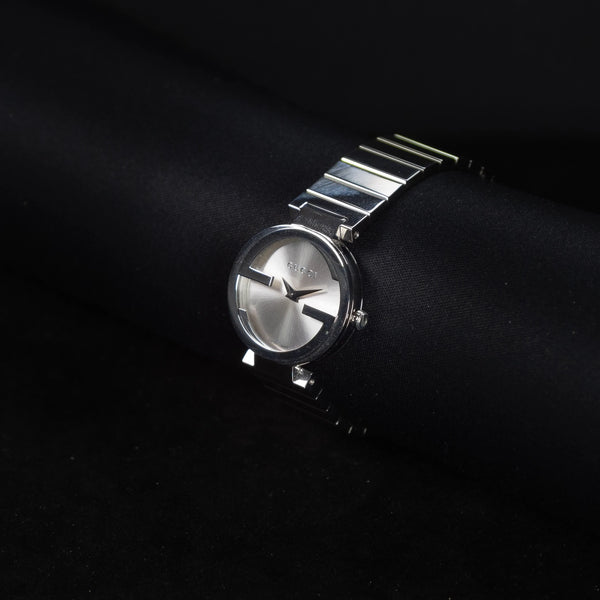 Luxury watch (YA133503): watch face angled view right zoomed out