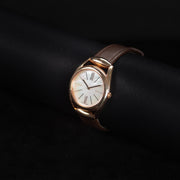 Luxury watch (YA140507): watch face angled view right zoomed out