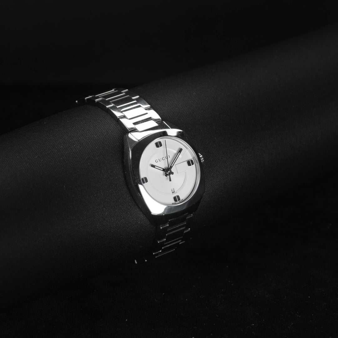 Luxury watch (YA142502): watch face angled view left zoomed out