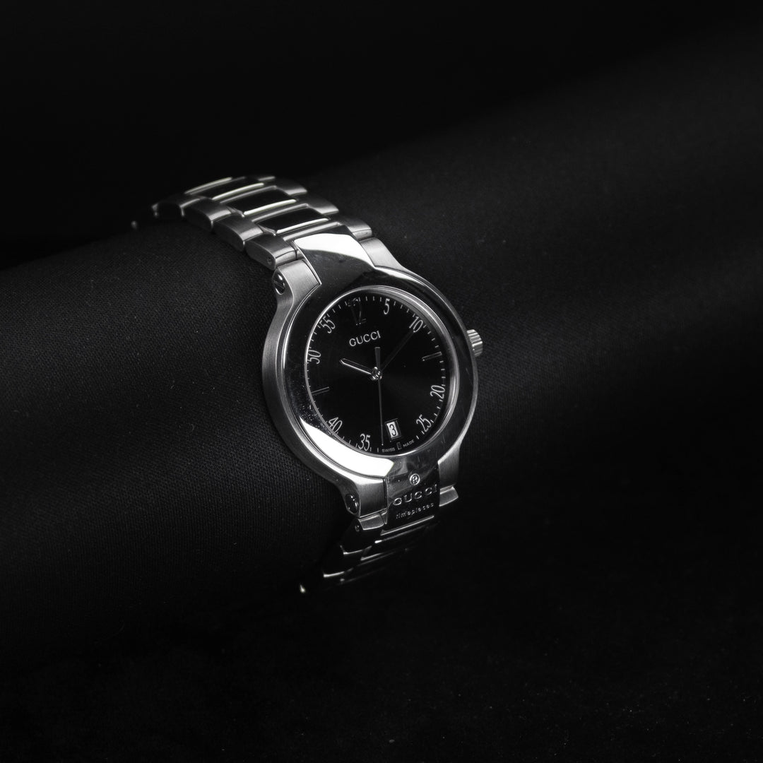 Luxury watch (YA18935): watch face angled view left zoomed out