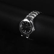 Luxury watch (YA18935): watch face angled view right zoomed out