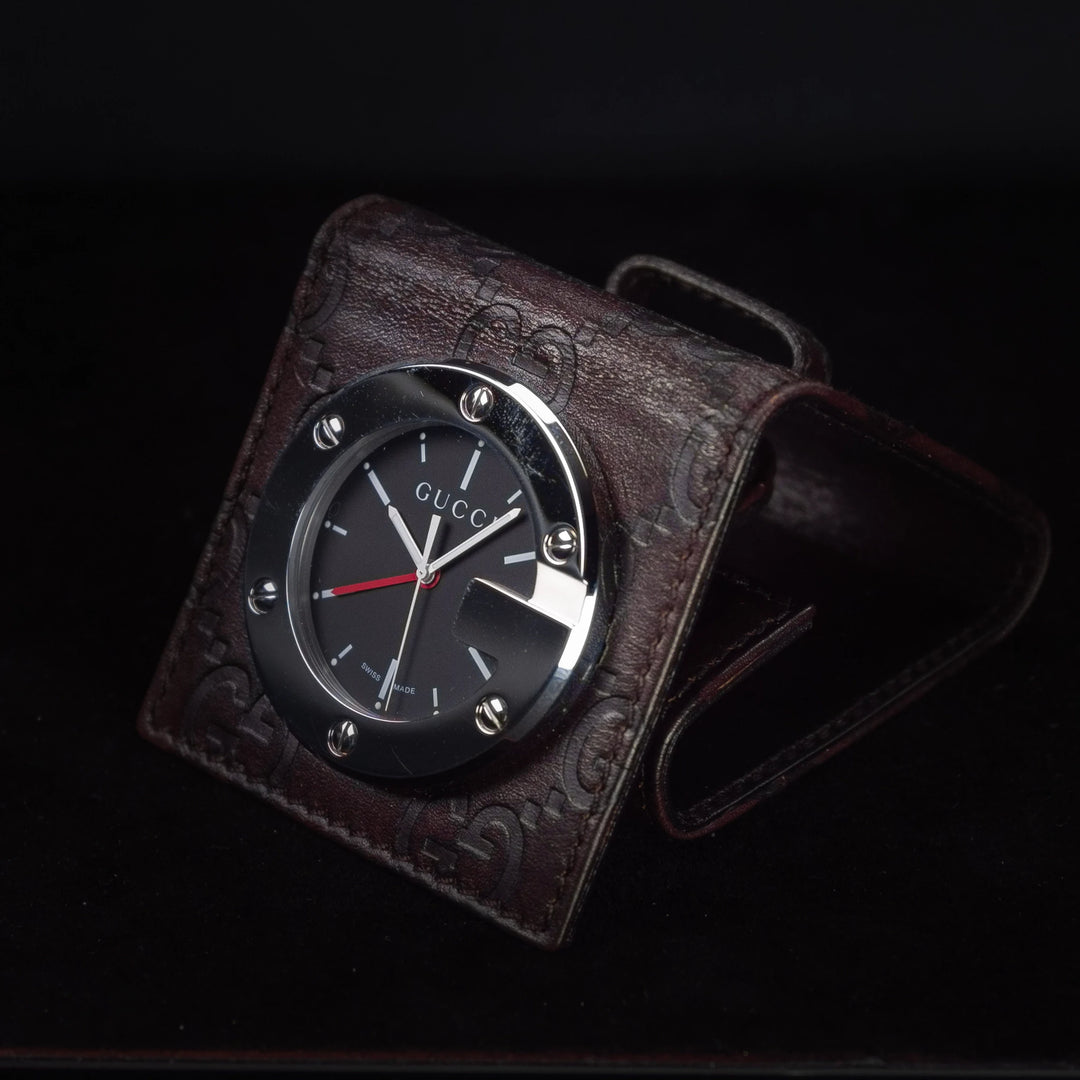 Luxury watch (YC200002): watch face angled view left zoomed out