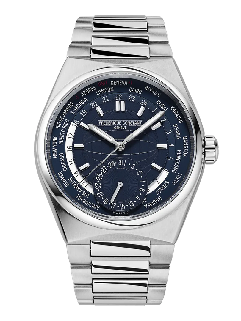 FREDERIQUE CONSTANT FC-718N4NH6B Highlife Worldtimer Manufacture Karóra