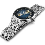 Kép betöltése a Galériamegjelenítőbe, HAMILTON H32675140 Jazzmaster Open Heart Karóra

