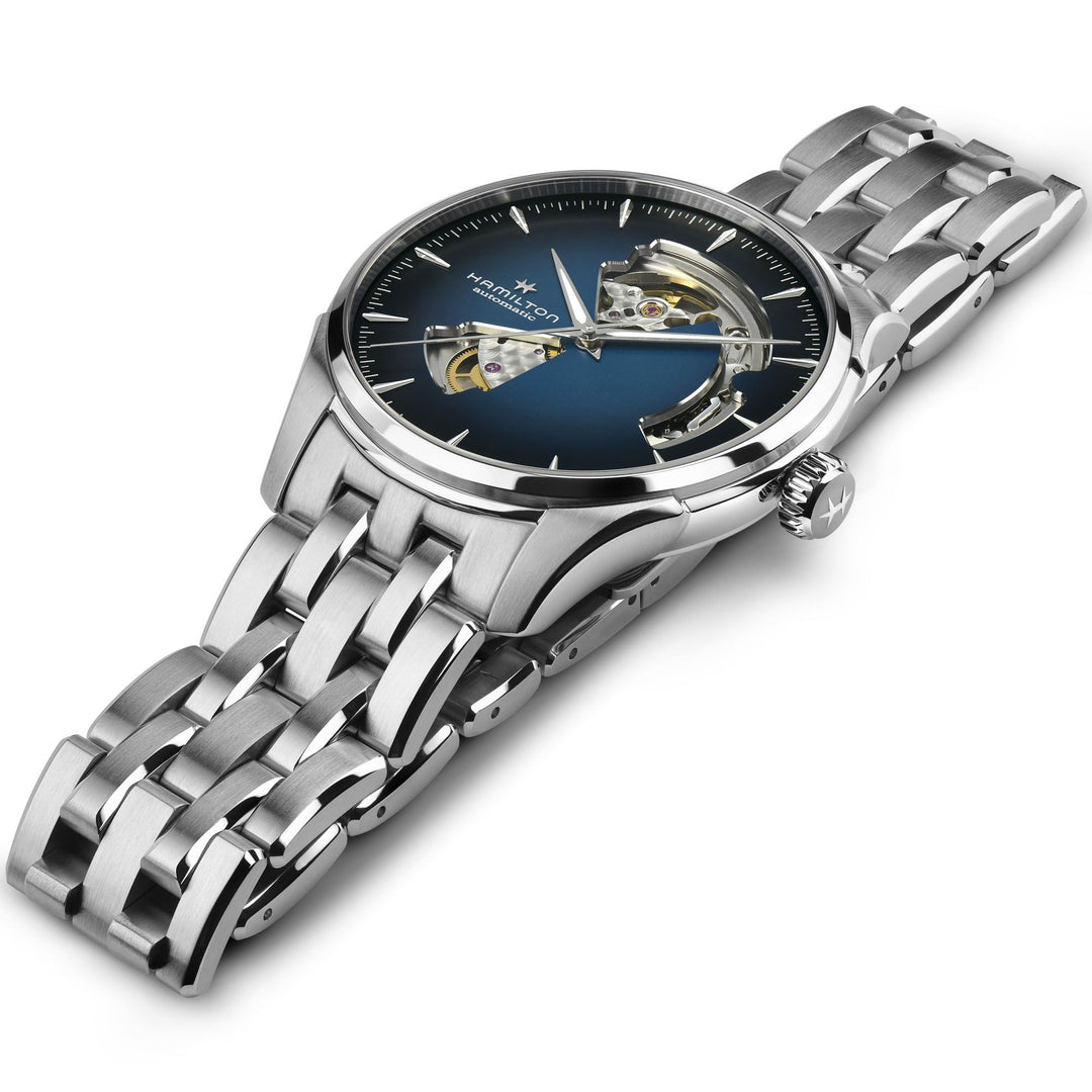 HAMILTON H32675140 Jazzmaster Open Heart Karóra