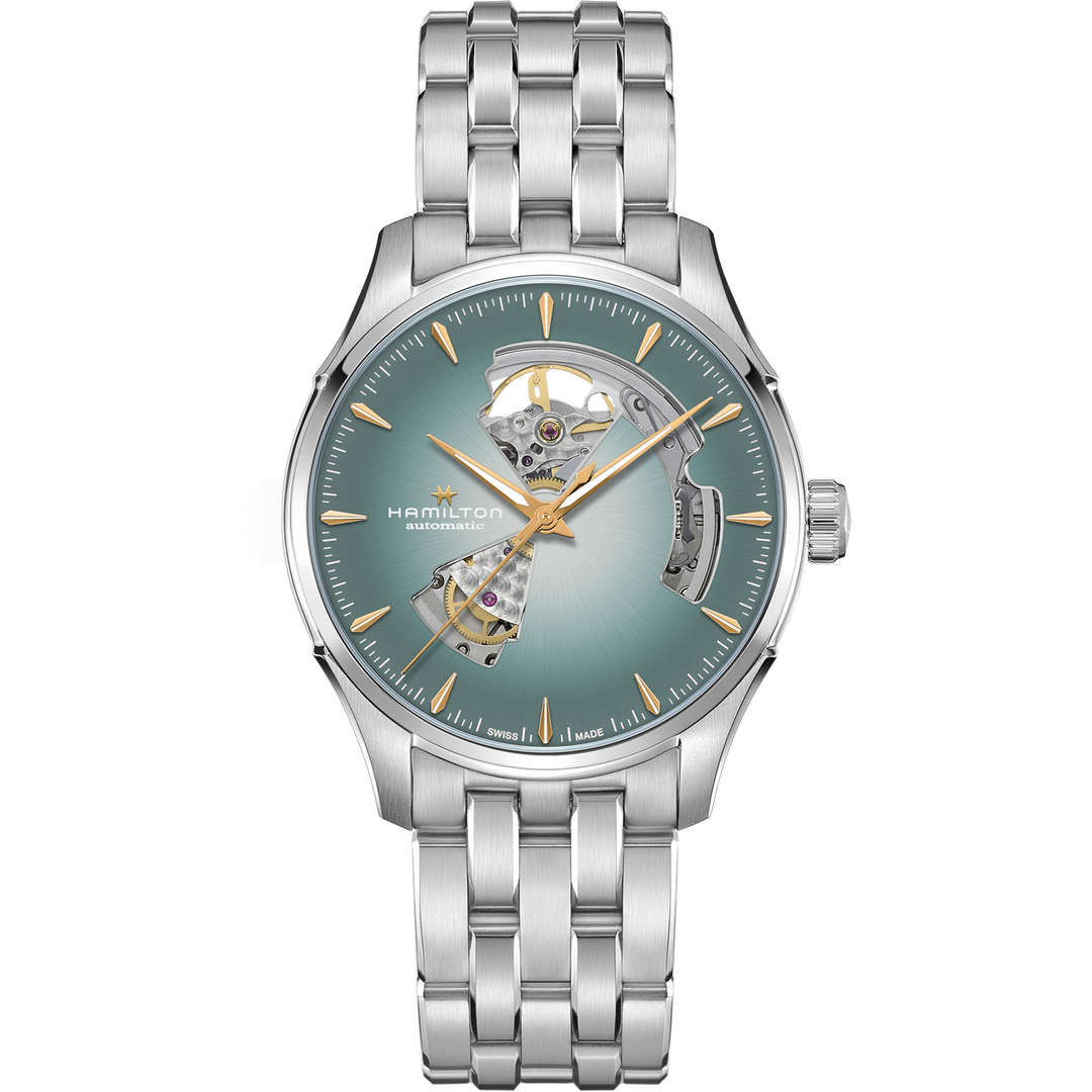 HAMILTON H32675141 Jazzmaster Open Heart Auto Karóra