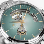 Kép betöltése a Galériamegjelenítőbe, HAMILTON H32675141 Jazzmaster Open Heart Auto Karóra
