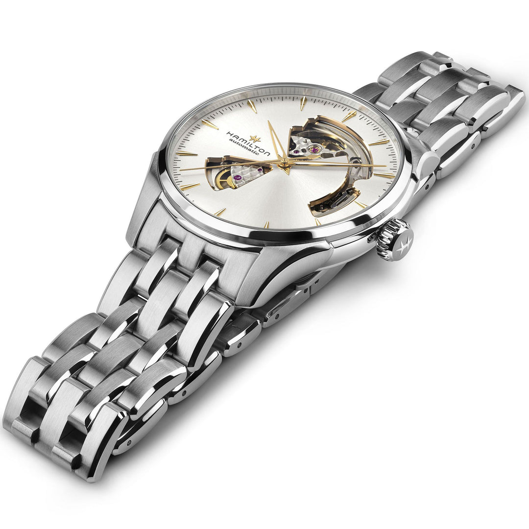 HAMILTON H32675151 Jazzmaster Open Heart Karóra