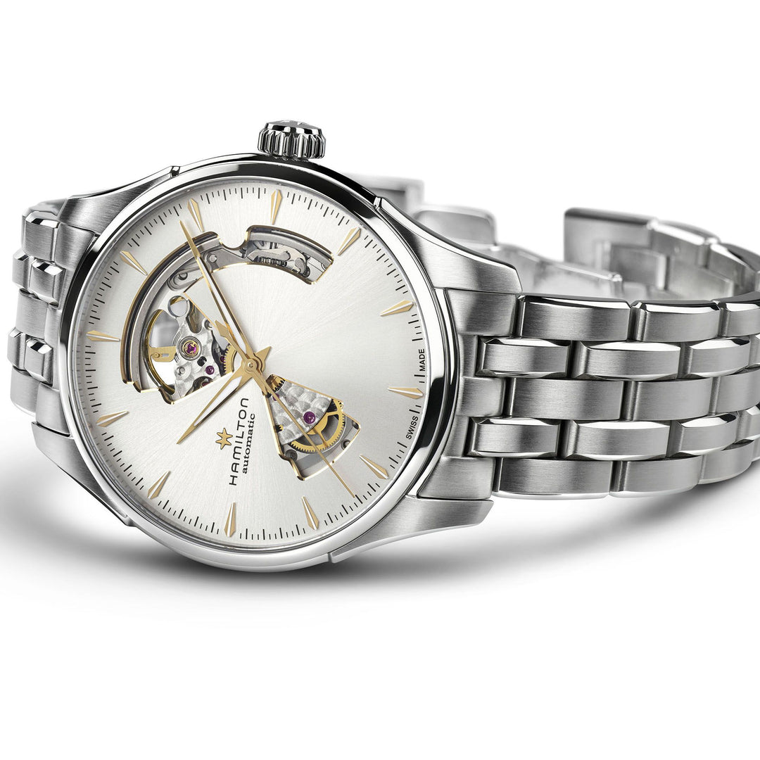 HAMILTON H32675151 Jazzmaster Open Heart Karóra