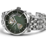 Kép betöltése a Galériamegjelenítőbe, HAMILTON H32675160 Jazzmaster Open Heart Karóra
