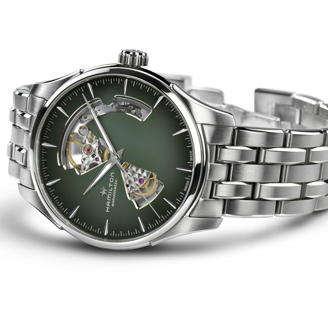 HAMILTON H32675160 Jazzmaster Open Heart Karóra